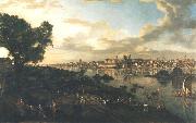 Bernardo Bellotto View of Warsaw from the Praga bank Spain oil painting artist